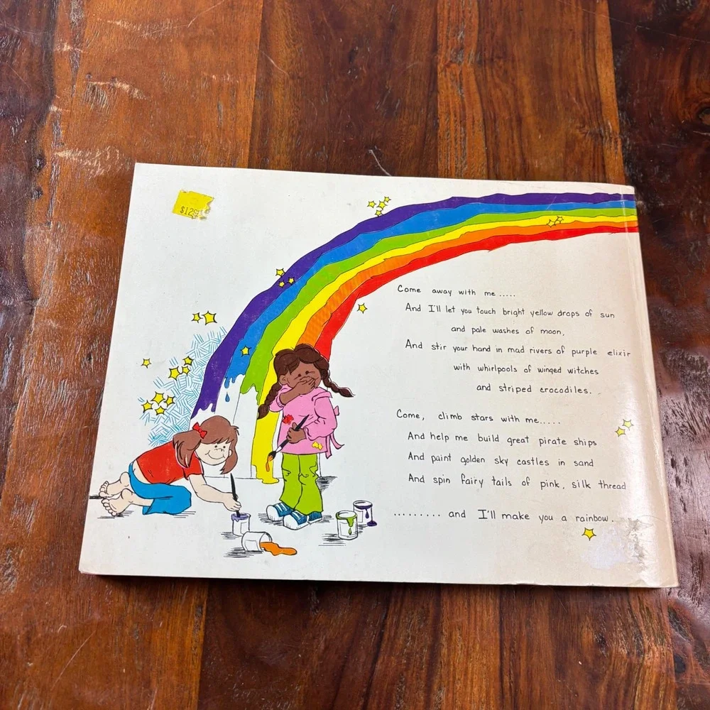 I Can Make a Rainbow Marjorie Frank Vintage 1976 Childrens Activity Craft Book
